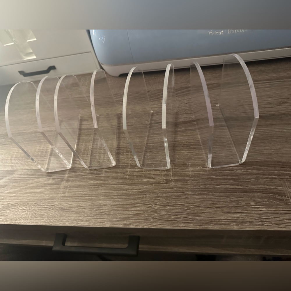 Set of 4 acrylic napkin holder